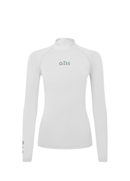Zenzero Rash Vest White Uzun Kollu Kadın Spor T-shirt