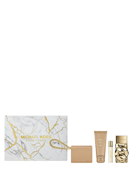 Pour Femme EDP Parfüm 100 ml + Vücut Losyonu 100 ml + Seyahat Boy 10 ml + Kartlık Kadın Parfüm Seti