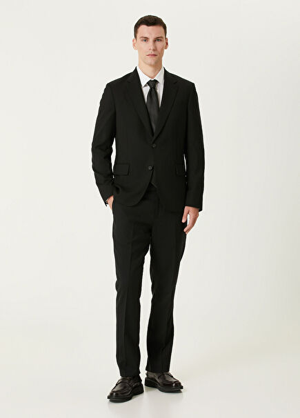 Black Wool Suit
