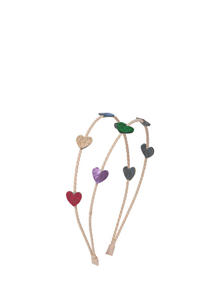 Jazzy Teeny Heart Double Alice Kalpli Kız Çocuk Taç