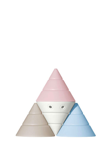 Hix Pastel White Baby Pink Beige Ice Blue Activity Toy