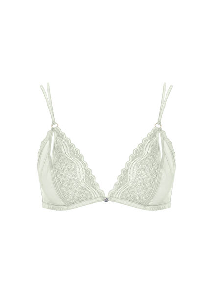 Neima Mint Green Lace Triangle Underwire Bra