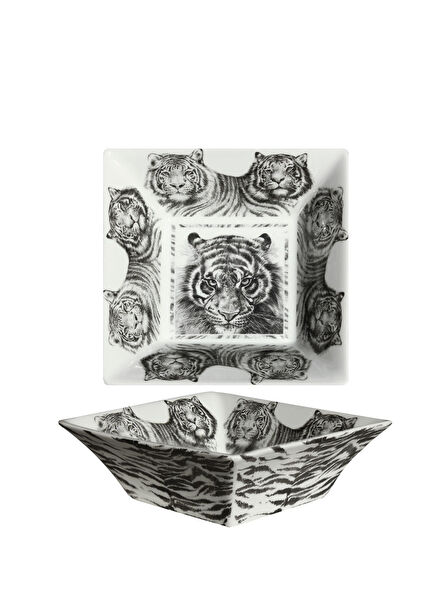 Wild Spirit Beyaz Fine Bone Kaplan Kare Kase