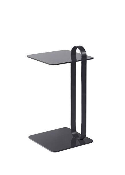 Handy Aluminum Dark Grey Side Table