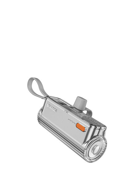 Flow Mini Silver Compact and Fast Portable 5000mAh Powerbank 20W