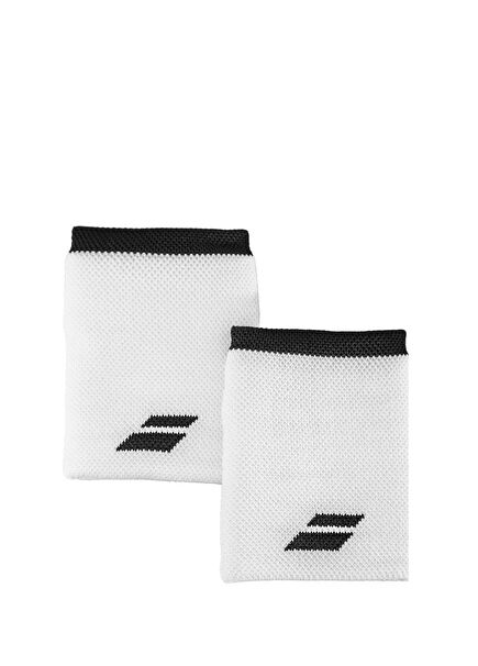 Logo Wristband Siyah Beyaz Unisex Spor Bileklik