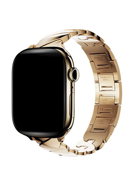 Apple Watch Uyumlu Rosina Aurina Loop Çelik Akıllı Saat Kordon
