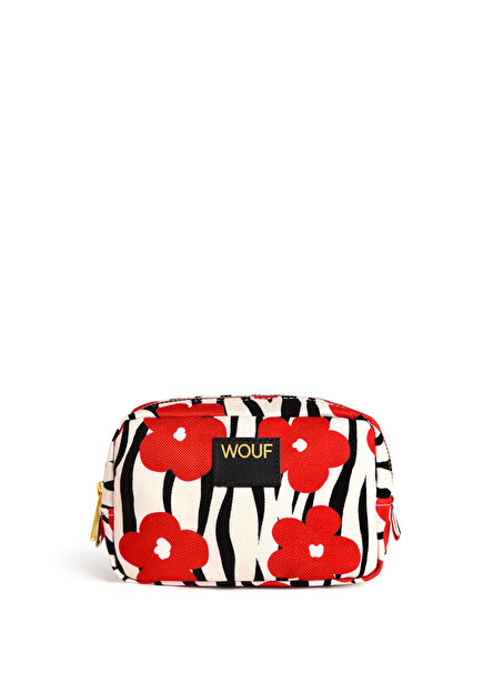 Wildflower Daily Color Printed Women's Makeup Bag