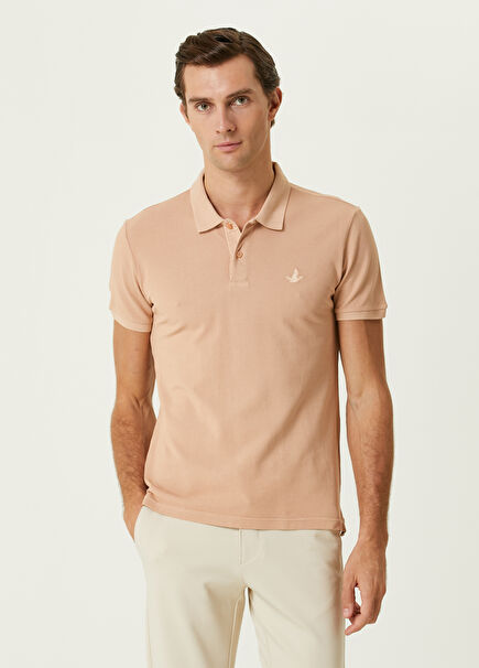 Slim Fit Pembe Polo Yaka T-shirt