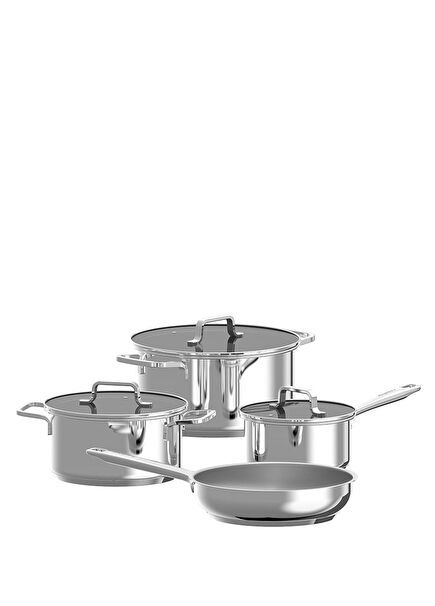 DINA Helix 7 Parça Çelik Tencere Seti