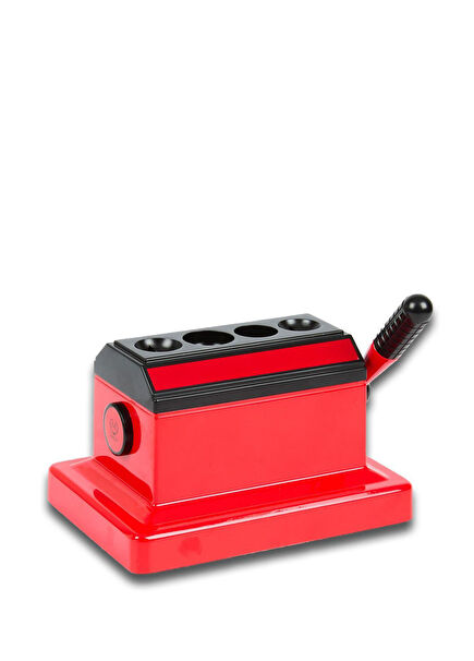 Guillotine Red 4-Piece Table Cigar Cutter