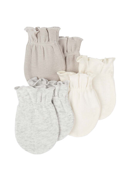 Unisex Bebek 3'lü Eldiven Seti