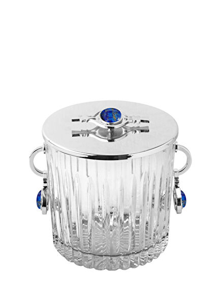 Elio Silver-Plated Tongs And Ice Bucket