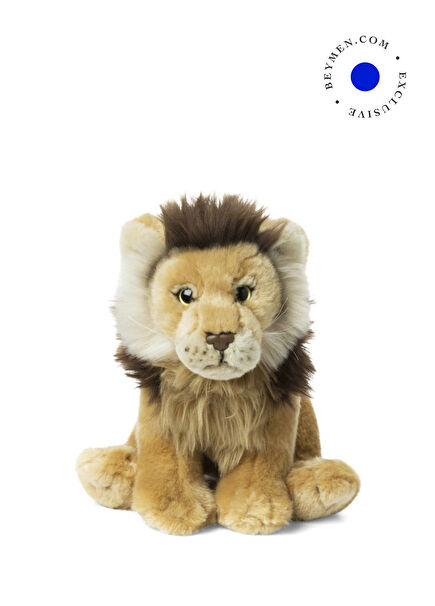 Oturan Aslan Peluş Oyuncak 23 cm