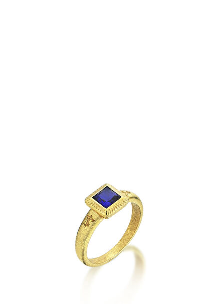 Amelia 18K Gold Plated Silver Unisex Ring