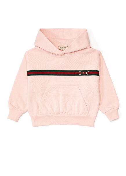 Pink Hooded Kids Sweatshirt