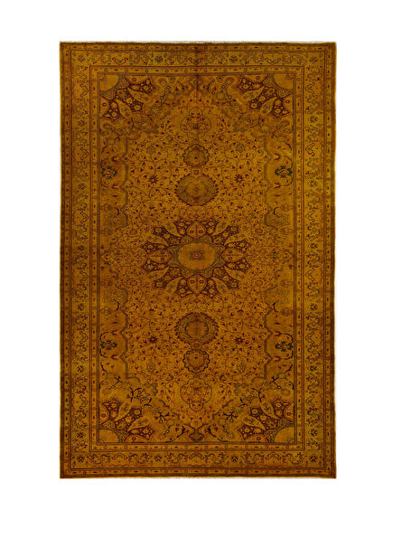 Amber Relic Vintage Handwoven Wool Rug 302 x 198 cm