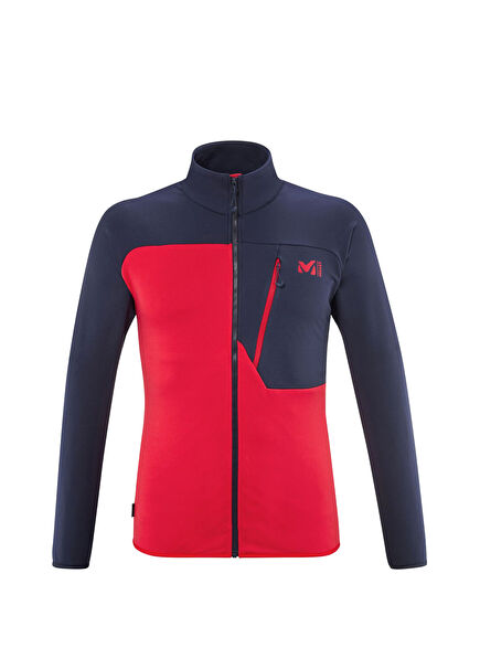 MIV9470 8083 Seneca Techno Grid™® Full Zip Red Men's Fleece