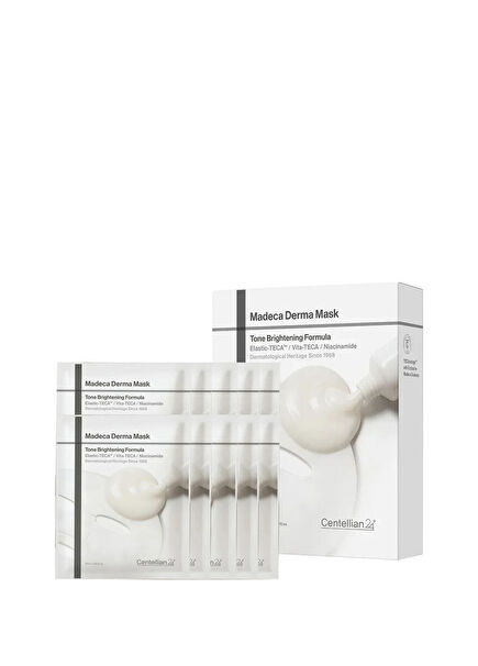 Madeca Derma Mask Tone Brightening Formula Brightening Mask 10ea x 23 ml