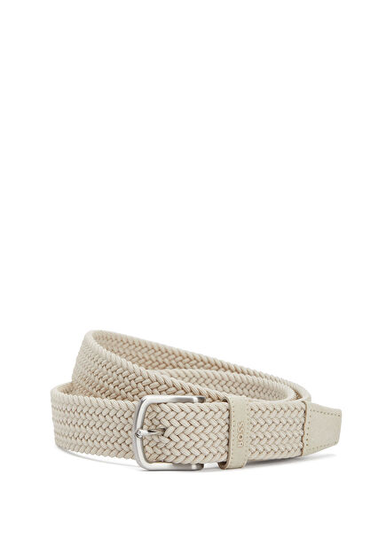 Cream Men's Belt