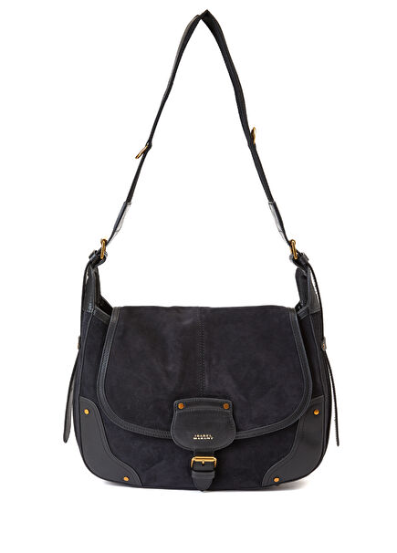 Sierra Black Women's Leather Shoulder Bag