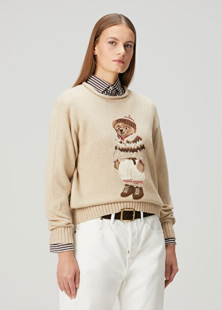 Polo Bear Beige Sweater