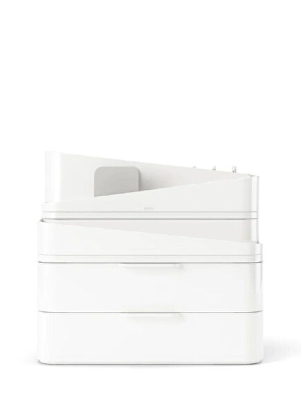 Glam Large White Gray Organizer