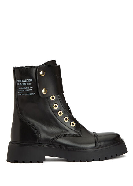 Black Women's Leather Boots