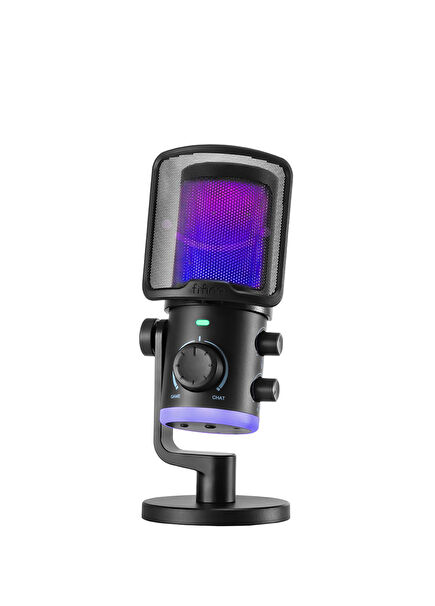 Ampligame AM6 USB RGB Gamer Broadcaster Computer Microphone