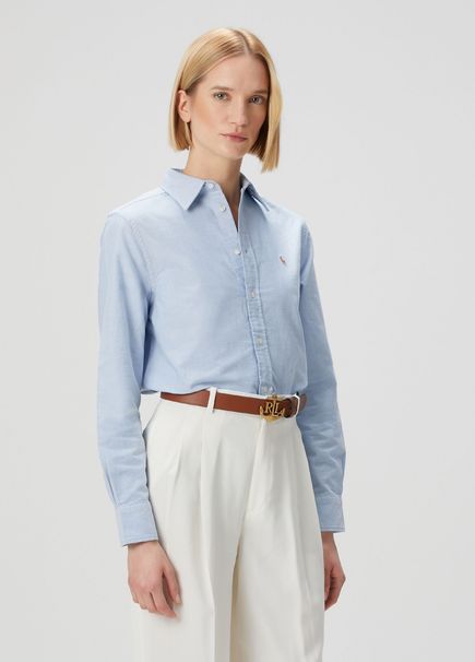 Classic Fit Mavi Oxford Gömlek