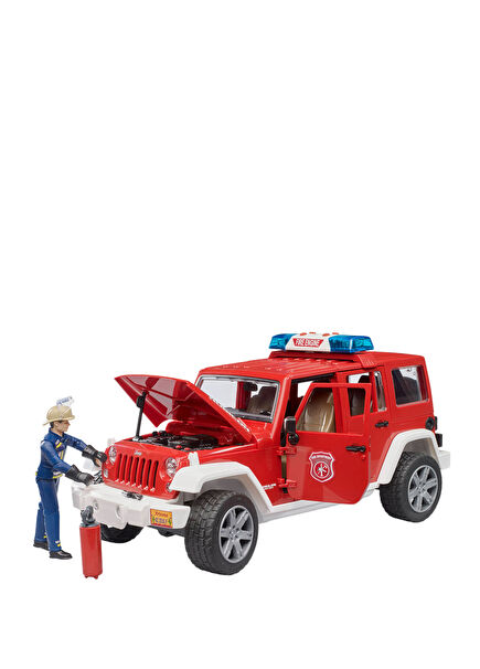 Jeep Wrangler Rubicon Toy Firefighter & Firefighter