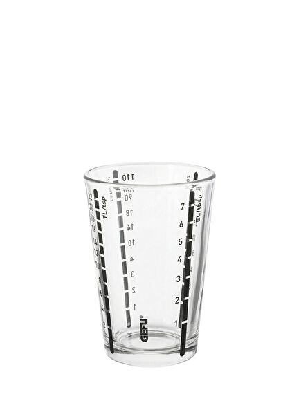 Messi Clear Glass Mini Measuring Cup 100 ml