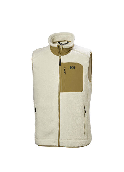 Panorama Pile Block Grey Fog Men's Fleece Sport Vest
