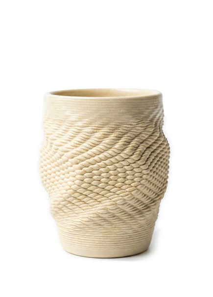 Puncta Krem Rengi Seramik Bardak