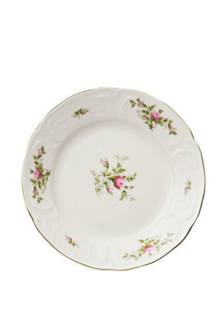 Sanssouci Elfenbein Ramona Desenli Porselen Ekmek Tabağı 17 cm