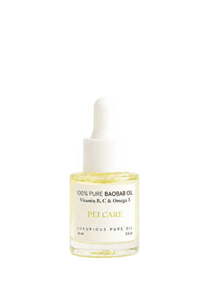 100% Pure Baobab Hassas Ciltler İçin Nemlendirici Cilt Bakım Yağı 20 ml