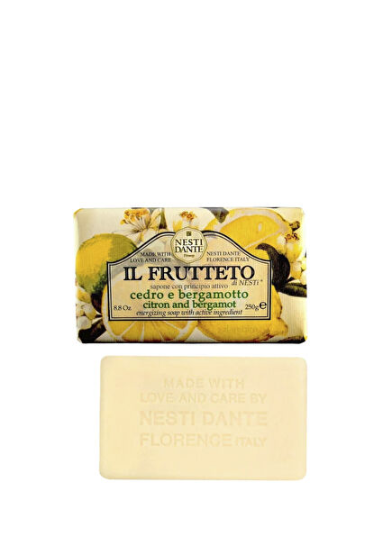 Il Frutteto Lemon and Bergamot Essence Vegan Care Bar Soap 250 g
