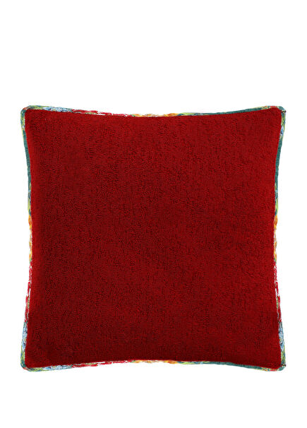 Red Serenade Façalı Kırmızı Dekoratif Kırlent 50 x 50 cm