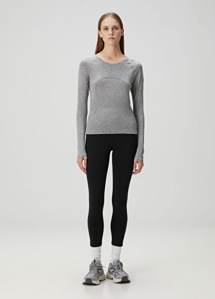 Align High Rise Crop Black Leggings