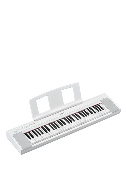Piaggero NP-15 61-Key White Training Keyboard