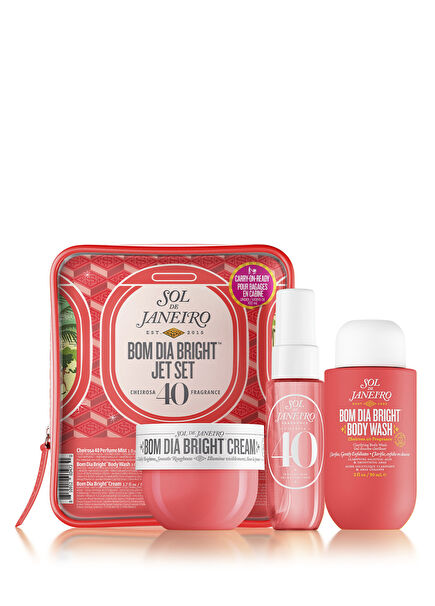 Bom Dia Bright Jet Set Cheirosa '40 Aydınlatıcı Cilt Bakım Seti
