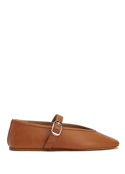 Stella Tan Leather Ballet Flats