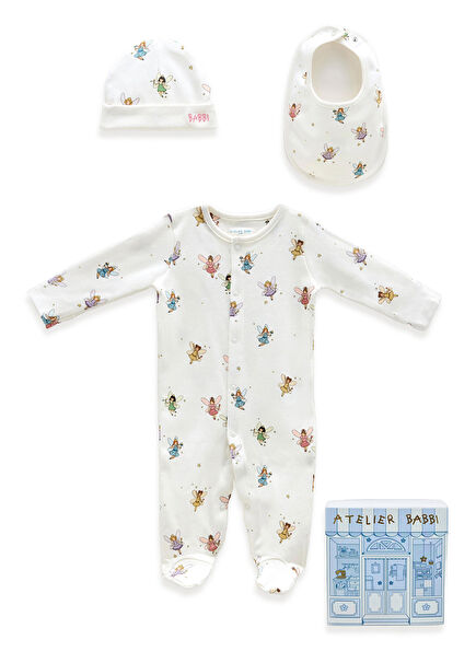 Çok Renkli 3lü Kız Bebek Yenidoğan Seti