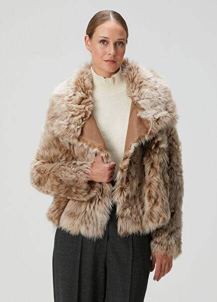 Taba Çift Taraflı Deri Mont