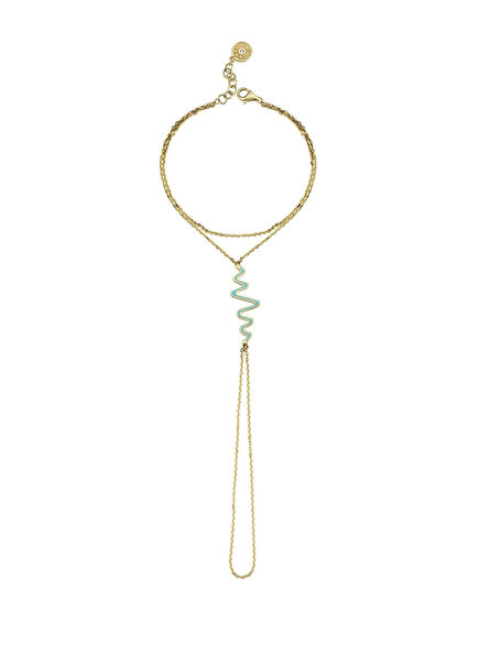 Blue Beat 14 Ayar Altın Kadın Şahmeran Bileklik