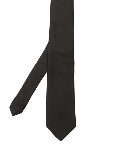 Siyah İpek Kravat