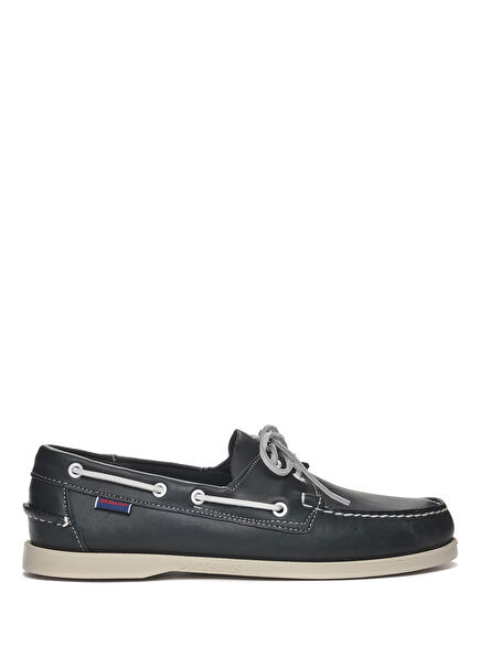 Docksides Portland Navy Blue Mens Leather Loafer