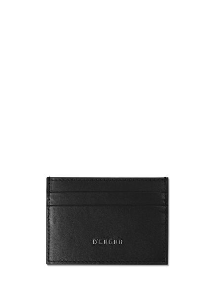 Mannaz Black Unisex Card Holder
