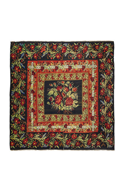 Zemfira Floral Pattern Hand Woven Large Karabakh Carpet 470x476 cm