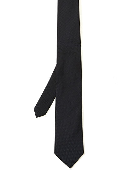 Navy Blue Silk Tie